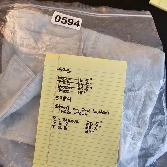 READ Vintage Mystic Blues Button Up Shirt Womens 20W Plus Long Sleeve Denim 90s - Picture 6 of 9